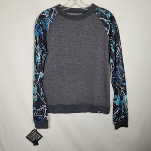 NEW Muddy Girl Top Serenity Moonshine Camo Womens Medium Long Sleeve Pullover